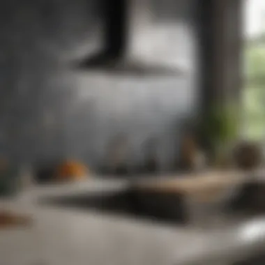 Elegant Ceramic Tiles in a Modern Kitchen Elegant ceramic tiles in a modern kitchen setting