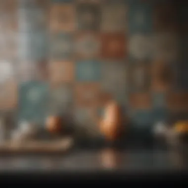 Sophisticated Color Combinations for Tiled Walls Sophisticated color combinations for tiled kitchen walls