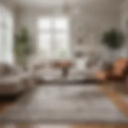 Stylish Lulu and Georgia runner rug in a modern living room setting