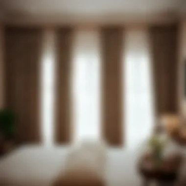 Pattern Play: Elevating Interior Aesthetics Stylish patterned curtains enhancing interior design