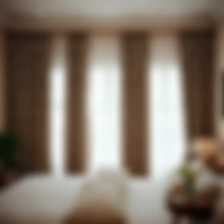 Pattern Play: Elevating Interior Aesthetics Stylish patterned curtains enhancing interior design