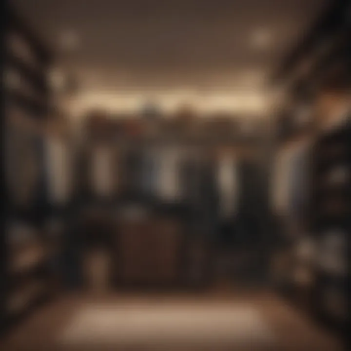 Tailored solutions for specific items in closet
