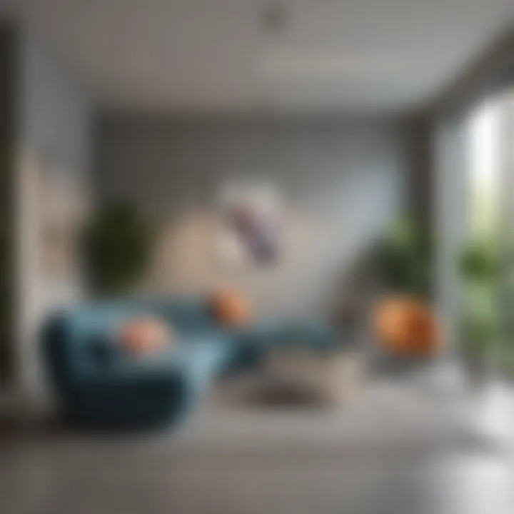 A serene break area featuring ergonomic seating and calming colors