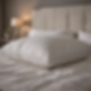 Comparison of My Pillow bed topper with a competing brand's product.