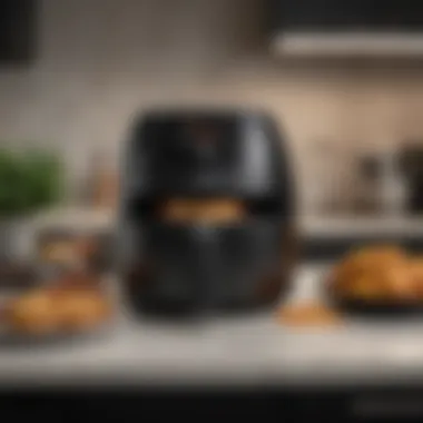 User-friendly control panel of the air fryer