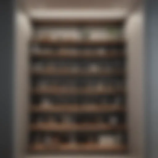 Elegant and functional shelving solutions for small closets