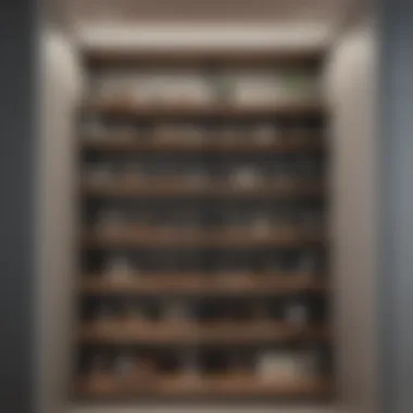 Stylish Shelving for Small Spaces Elegant and functional shelving solutions for small closets
