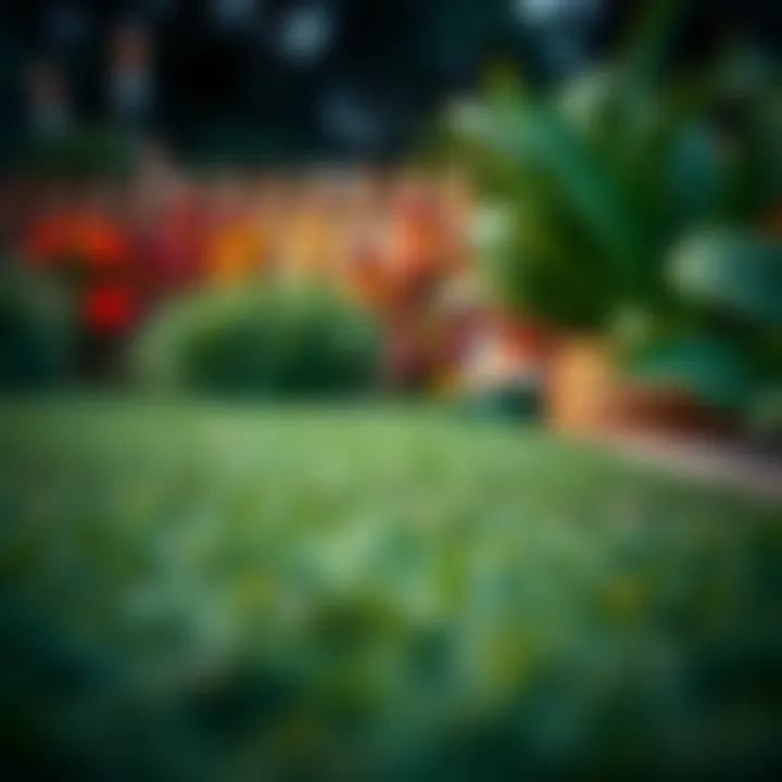 Maintenance of a beautifully manicured lawn