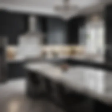 Monochrome Elegance in Kitchen Design Elegant kitchen with a monochrome color palette