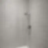 Sparkling white grout lines in a pristine shower