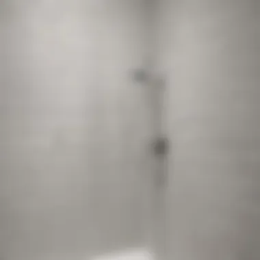 Sparkling white grout lines in a pristine shower