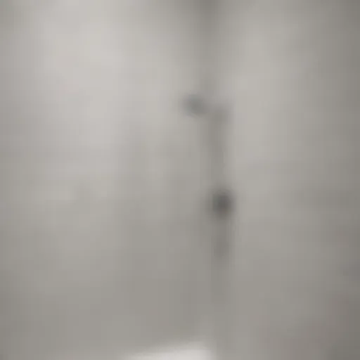 Sparkling white grout lines in a pristine shower