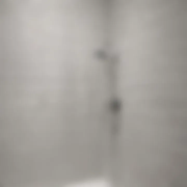 Sparkling white grout lines in a pristine shower