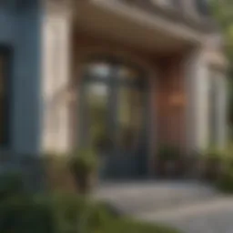 Elegant exterior color palette showcasing harmony with architecture