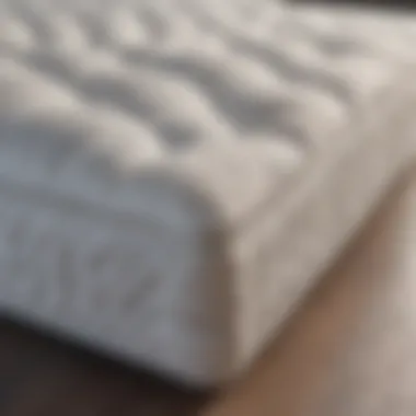 Visual representation of a soft mattress highlighting comfort layers and plushness