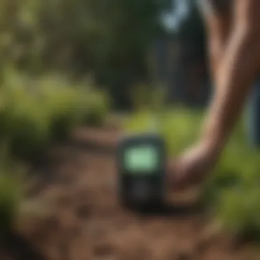 Soil pH Testing for Optimal Lawn Health Testing soil pH with a digital meter
