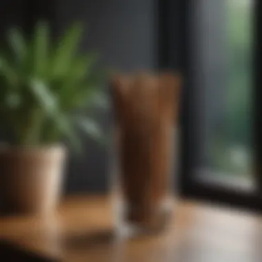 Aromatic Sticks Enhancing Home Decor A serene home environment featuring aromatic sticks in decor