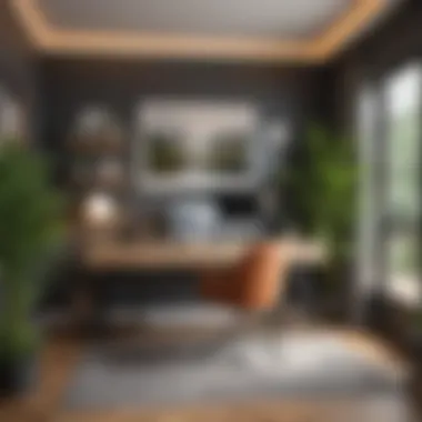 Creating a Productive Home Office Environment Home office designed for productivity
