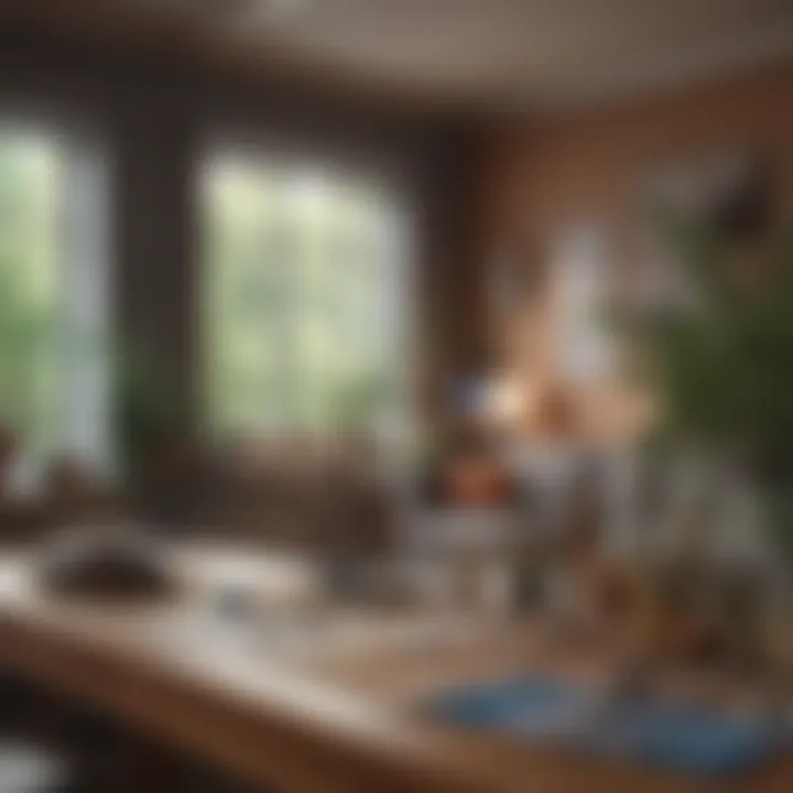 Color palette selection for a cozy atmosphere