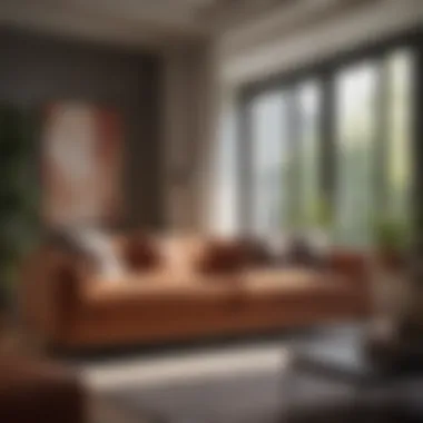 Plush Elegance: The Allure of Deep Seat Sofas Elegant deep seat sofa showcasing plush cushions and inviting design.