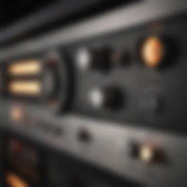 Advanced Control Panel Features Close-up of gas oven control panel with advanced features