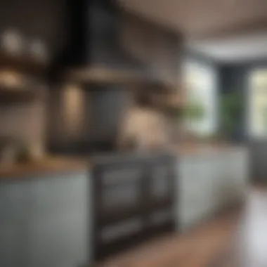 Gas Oven as a Kitchen Focal Point Stylish kitchen featuring a gas oven as a focal point