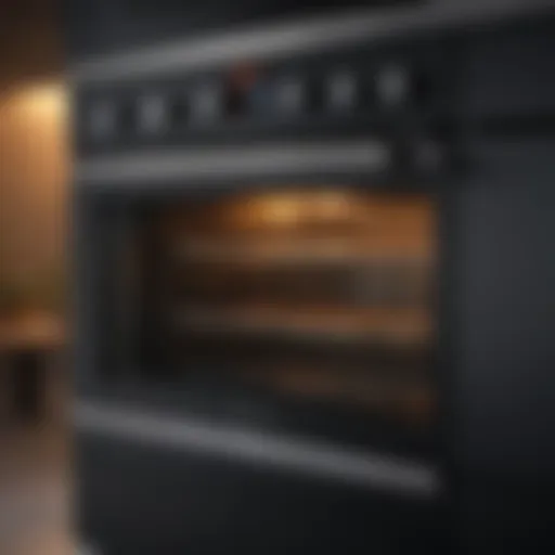Modern gas oven model showcasing sleek design and functionality