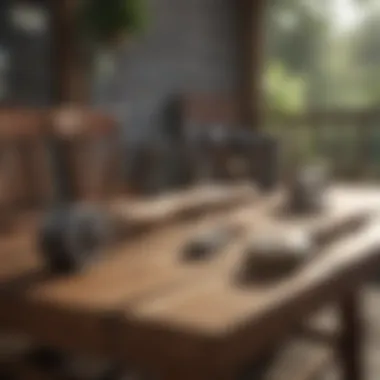 Maintenance tools and products for preserving wood patio furniture