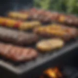 A variety of BBQ grills showcasing different fuel types.