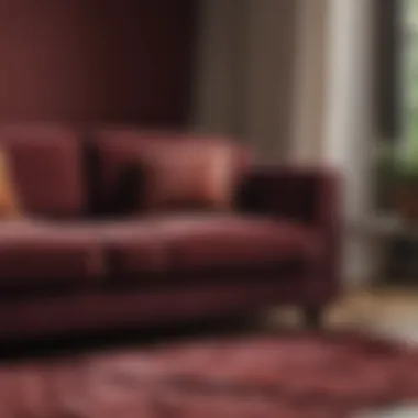 Velvet Fabric and Color Palettes Contrast between velvet fabric and different color palettes