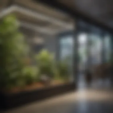 Sustainable Lighting Solutions: Eco-Friendly Installations A sustainable lighting installation featuring eco-friendly materials and energy-efficient bulbs.
