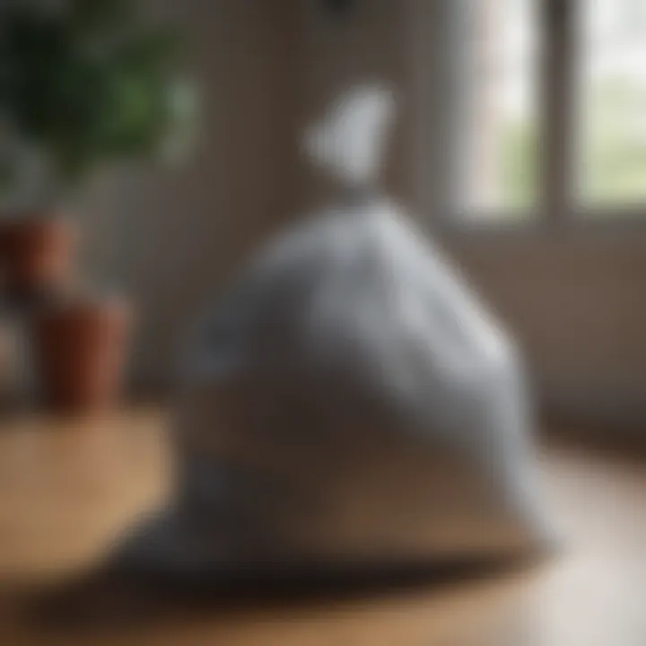 Eco-friendly packaging of the trash bags