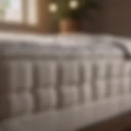 Luxurious mattress showcasing premium materials and craftsmanship