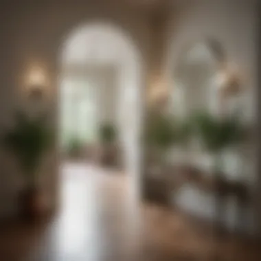 Mirrors Enhancing Natural Light in an Entryway Bright entryway showcasing mirrors that reflect natural light