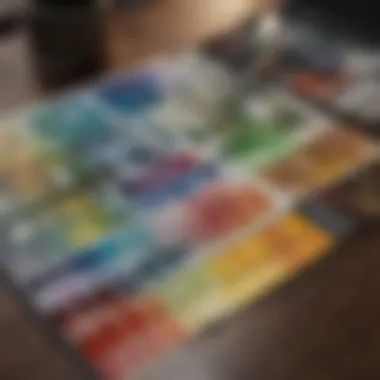 Color swatches showcasing a variety of hues