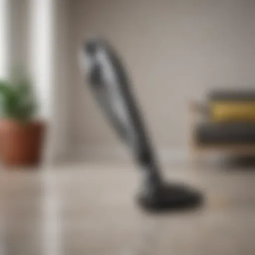 Elegantly designed handheld vacuum with sleek lines
