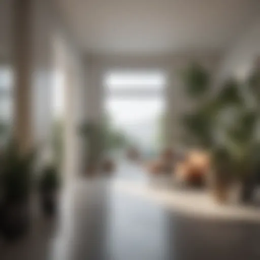 Luxury minimalist interior design showcasing tranquility
