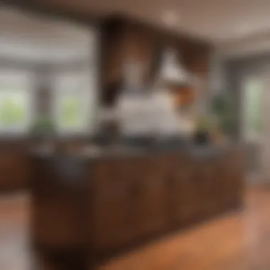 Dramatic before and after visual of cabinetry Before and after cabinet refinishing comparison