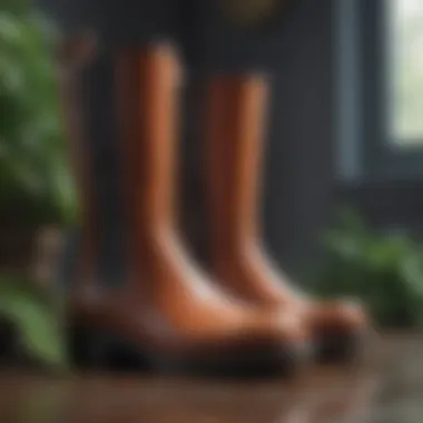 Fashion Ensemble Featuring Chelsea Wellington Boots Fashionable outfit paired with Chelsea Wellington boots