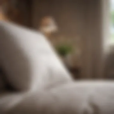 Care instructions for down pillows