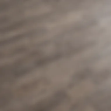 Detailed Texture of Grayish Hardwood Flooring Close-up view of grayish hardwood flooring showcasing its texture and color