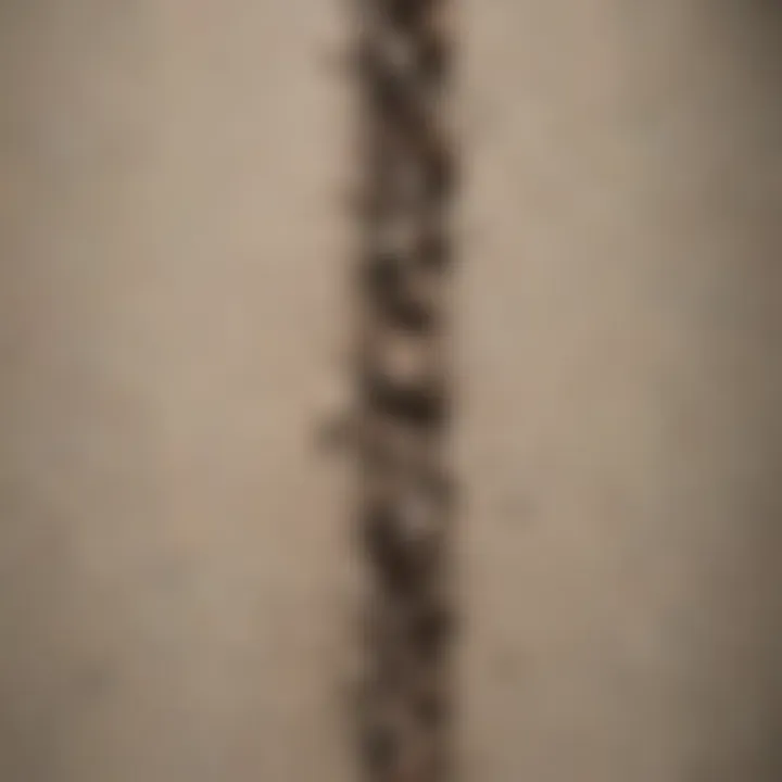 Illustration showing common causes of hairline cracks in walls
