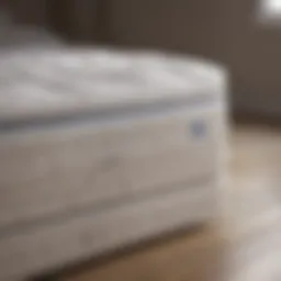 Overview of Casper mattress layers demonstrating material composition