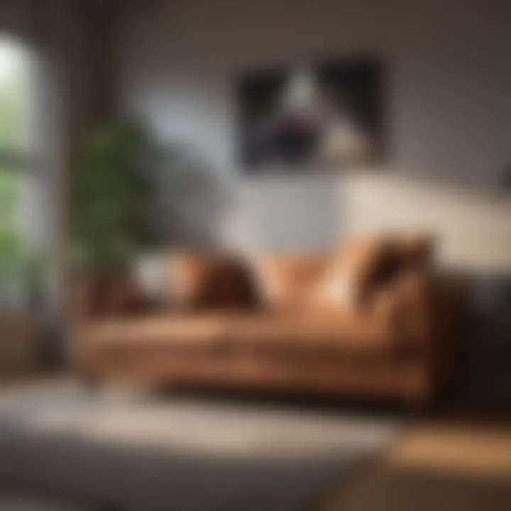 Comfortable sofa arrangement in a cozy setting