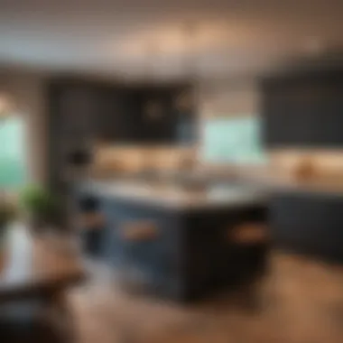 Professional contractor discussing kitchen remodel