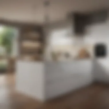 Luxurious Kitchen Featuring Modern Appliances Luxurious kitchen with modern appliances
