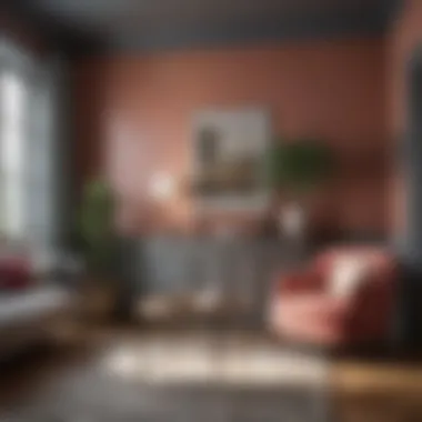 Transformative Impact of Quality Paint in Interiors A beautifully painted living room reflecting light and color