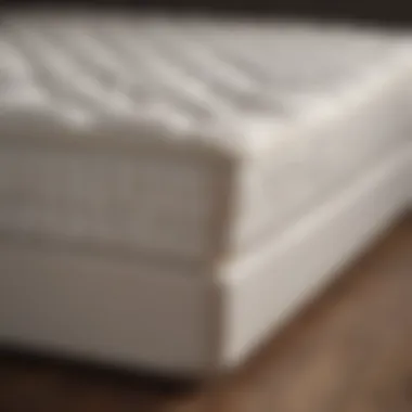 Layers of Comfort and Support A close-up of mattress layers illustrating comfort and support features.