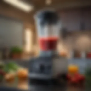 High-performance Vitamix blender highlighting its powerful motor.