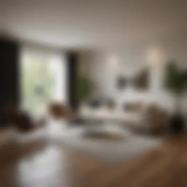 Stylishly staged interior showcasing an inviting living space